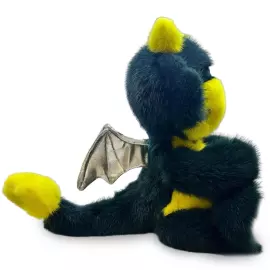 Дракон из меха норки, темно-зеленый